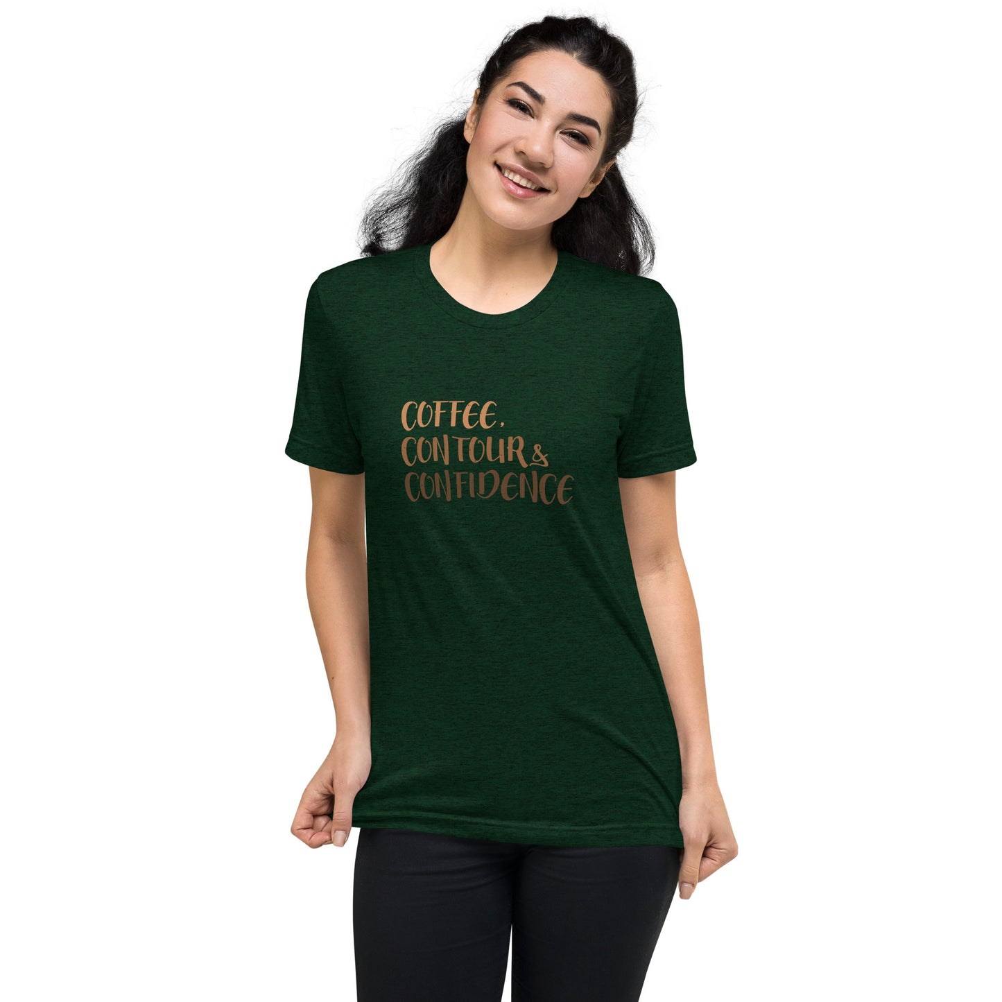 Coffee Contour & Confidence - Short sleeve t-shirt