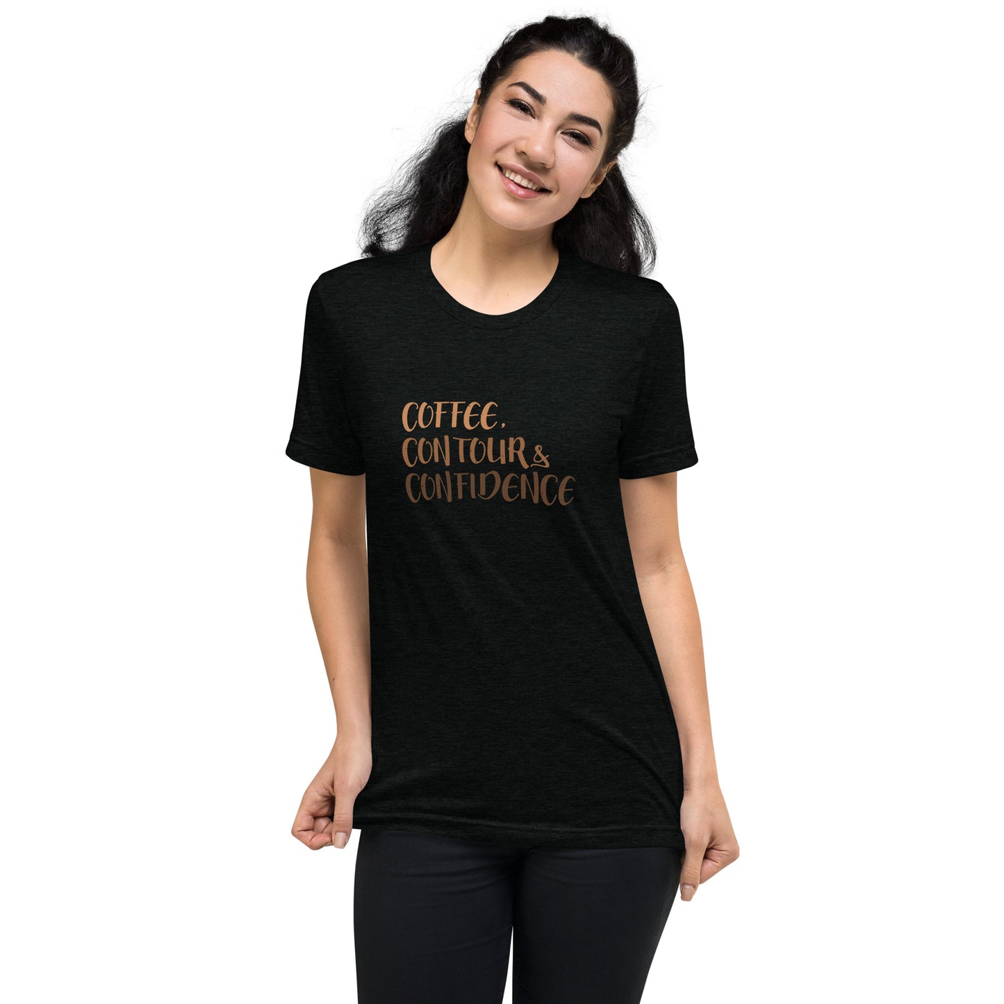 Coffee Contour & Confidence - Short sleeve t-shirt