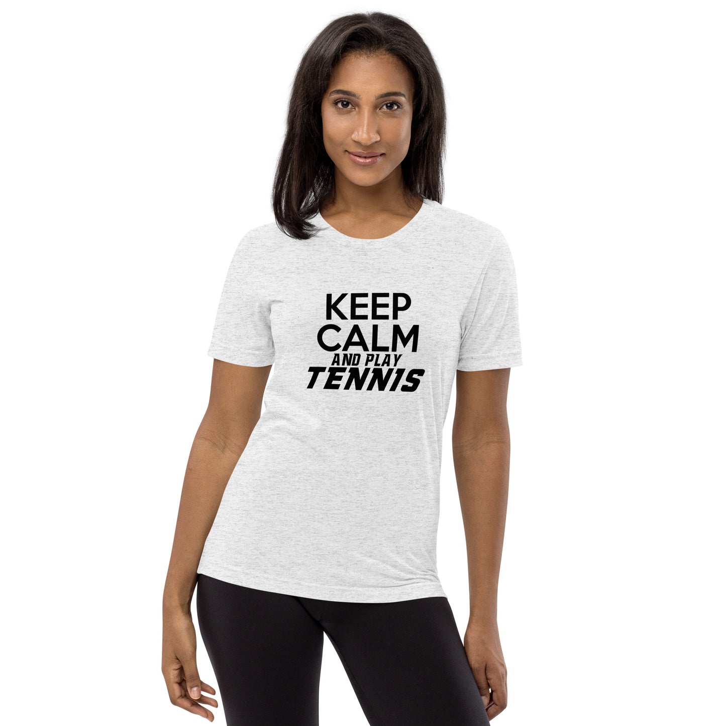 Keep calm and play tennis - Short sleeve t-shirt