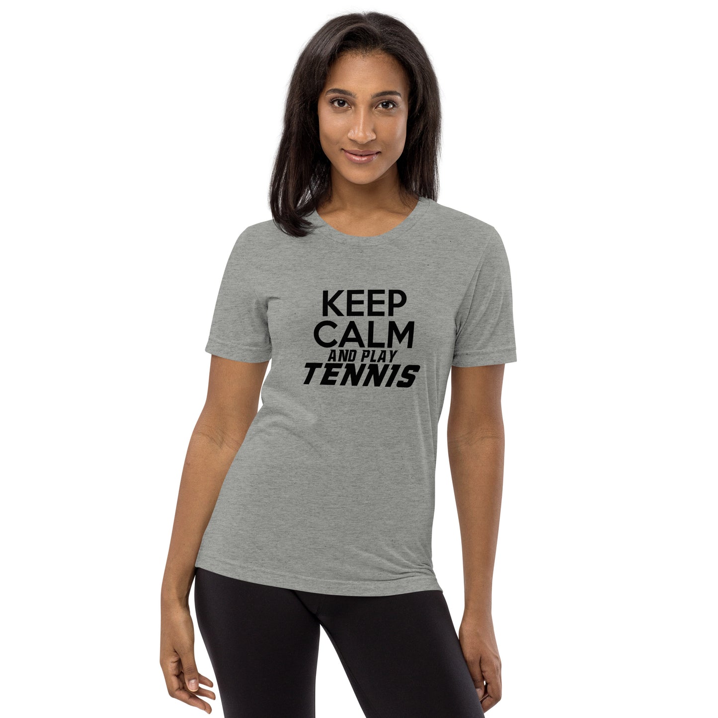Keep calm and play tennis - Short sleeve t-shirt