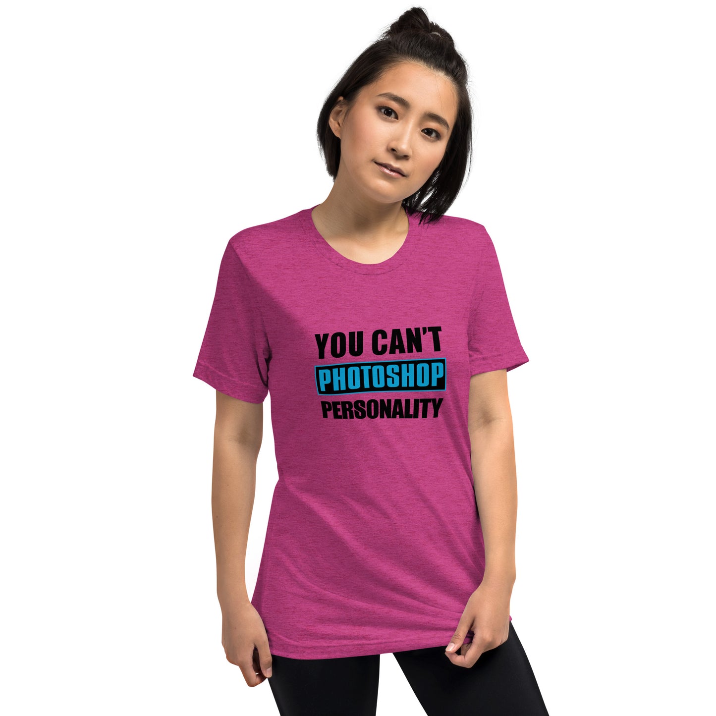 You can't photoshop personality - Short sleeve t-shirt