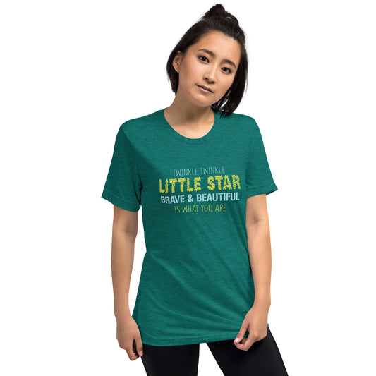 Twinkle Twinkle little star bold and beautiful is what you are - Short sleeve t-shirt