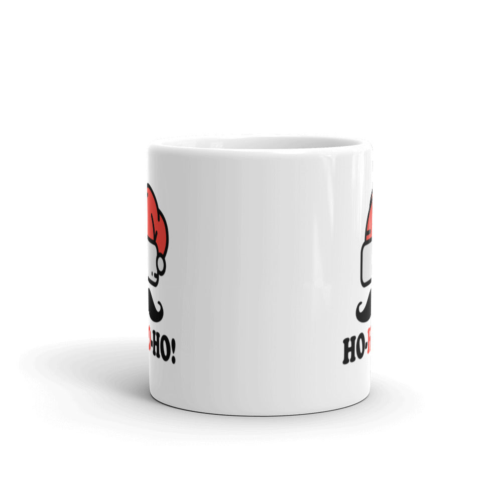 Ho Ho Ho - White glossy mug