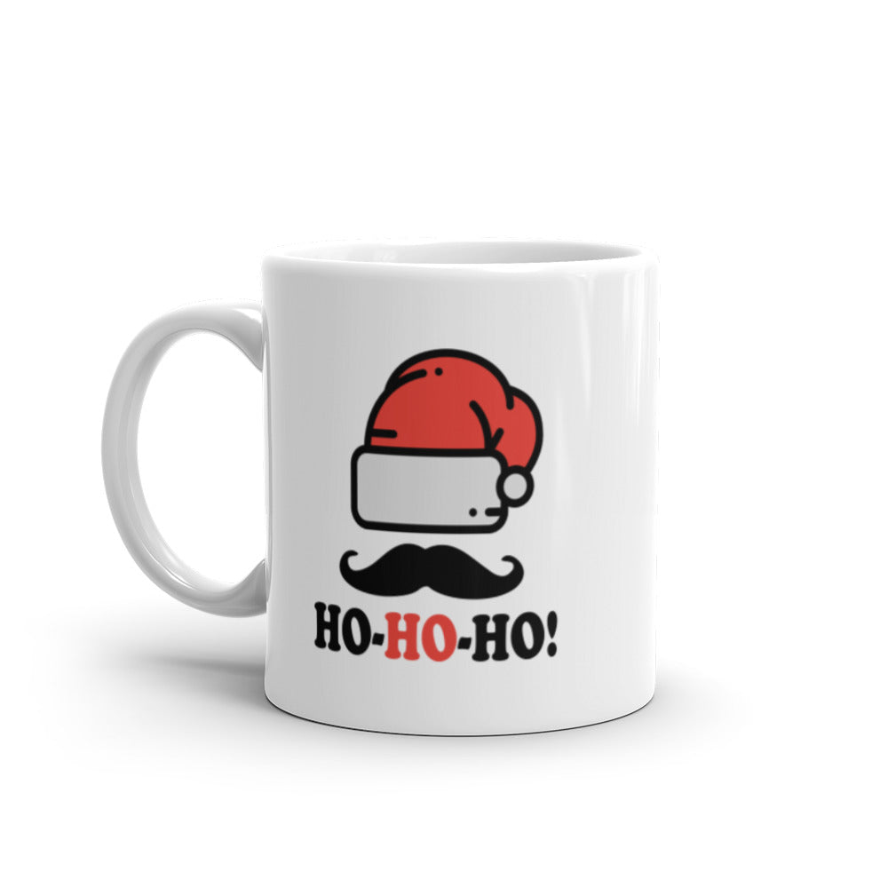 Ho Ho Ho - White glossy mug